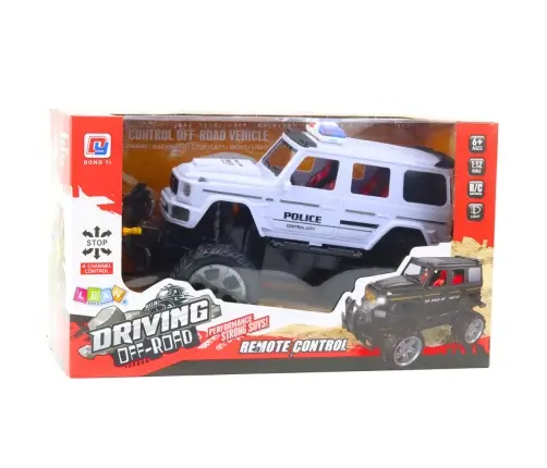 RC Police Off-Road Vehicle White 1:12 RC Police Off-Road Vehicle White 1:12