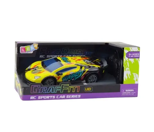 RC Remote Control Sports Car LED Lights Yellow 1:22