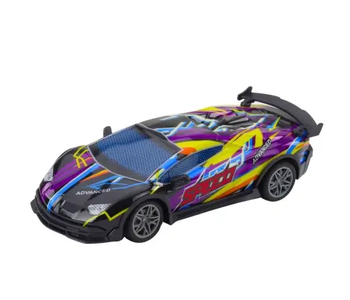 RC Remote Control Sports Car LED Lights Purple 1:22