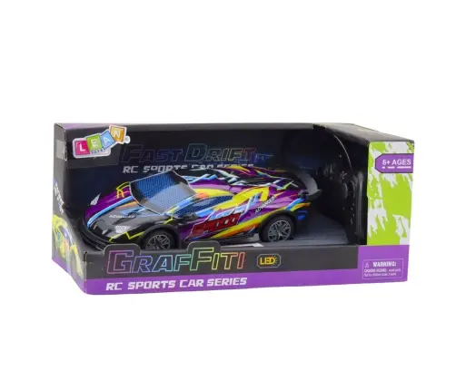 RC Remote Control Sports Car LED Lights Purple 1:22