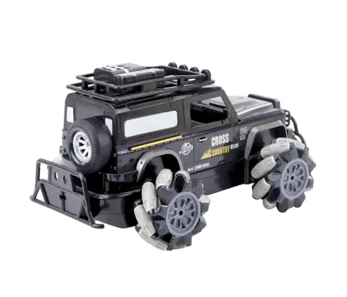 RC Off-Road Car Remote Controlled 360° Rotation 1:12 Black