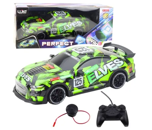 Sports Car Remote Controlled Remote Control Sound Green