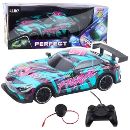 Remote Controlled RC Racing Car Green Pink