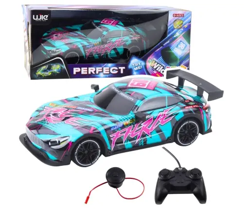 Remote Controlled RC Racing Car Green Pink