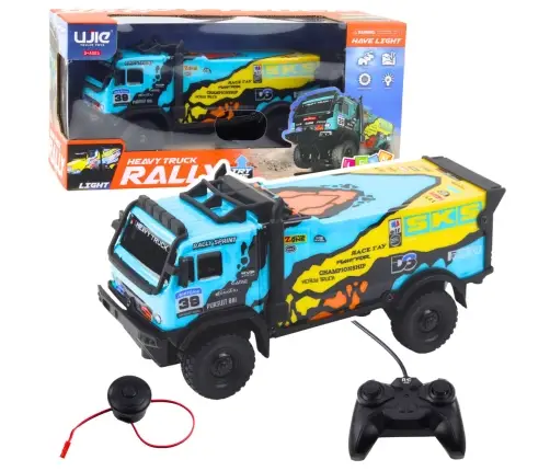 Remote Controlled Truck RC Remote Control Sounds Blue