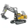 RC 11-CH Yellow Crawler Excavator 1:20