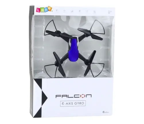 Drone Six-Axis Gyroscope LED Lights 360° Rotation Blue