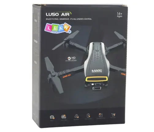 Drone LU50 Air Dual Camera HD MV Video LED Lights App