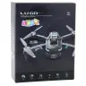 LU60 Drone Dual HD Camera LED Lights App Black