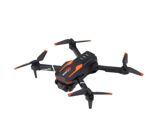 Remote Controlled Drone LU800 Camera LED Lights Orange