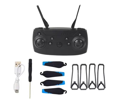 Remote Controlled Drone LU800 Camera LED Lights Blue