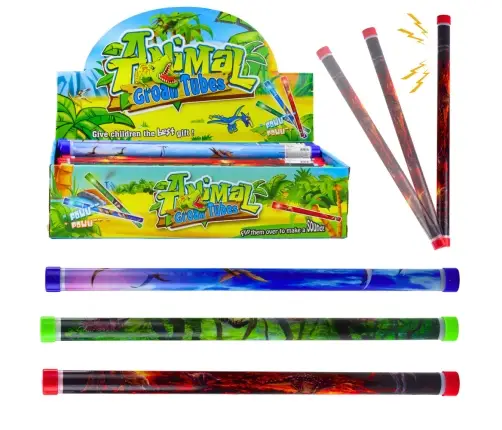 Acoustic Sound Tube Dinosaurs Lights Colorful 40cm Mix