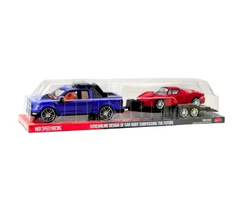 Off-road Vehicle with Tow Truck Sports Car Set