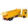 Transport Truck Liftable Trailer Lights Sounds Yellow