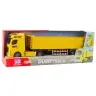 Transport Truck Liftable Trailer Lights Sounds Yellow