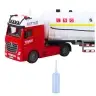 Tanker Truck Pumping Water Lights Sounds White and Red Tanker Truck Pumping Water Lights Sounds White and Red
