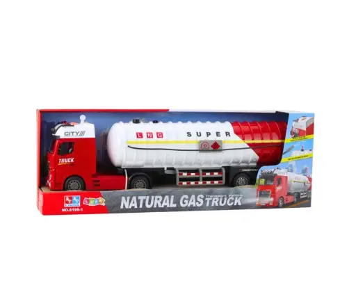 Tanker Truck Pumping Water Lights Sounds White and Red Tanker Truck Pumping Water Lights Sounds White and Red