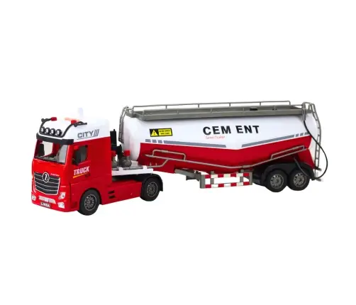 Cement Tanker Truck with Water Pouring Function, Lights and Sounds