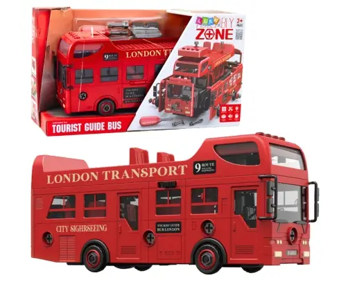 Double Decker Bus Turning London Transport Tools Lights Sounds