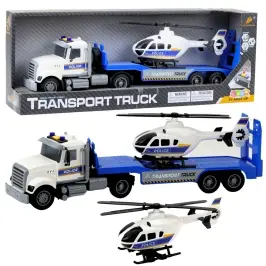 Police Transport Truck Helicopter Lights and Sounds Set Police Transport Truck Helicopter Lights and Sounds Set