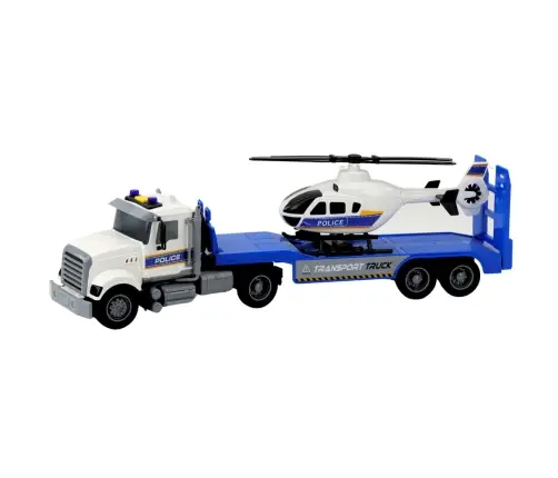Police Transport Truck Helicopter Lights and Sounds Set