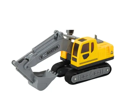 Truck Tow Truck Crawler Excavator Moving Lights Sounds Yellow