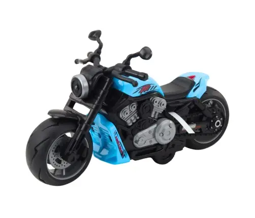 Battery Operated Toy Motorcycle with Lights and Sounds Blue