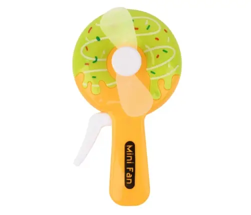 Mini Donut Pinwheel Hand Fan for Kids 4 Designs Mini Donut Pinwheel Hand Fan for Kids 4 Designs