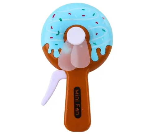 Mini Donut Pinwheel Hand Fan for Kids 4 Designs Mini Donut Pinwheel Hand Fan for Kids 4 Designs