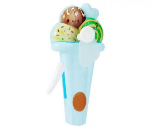 Pinwheel Fan For Children Mechanical Drive Ice Cream Mix Color