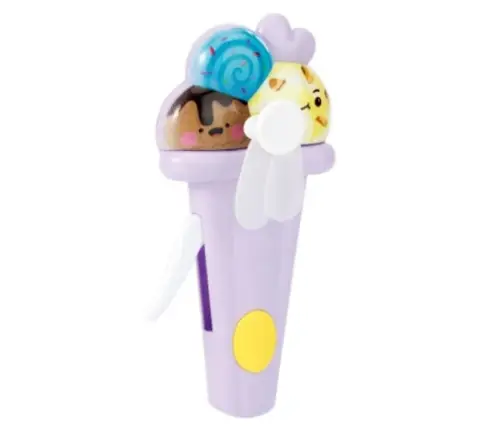 Pinwheel Fan For Children Mechanical Drive Ice Cream Mix Color