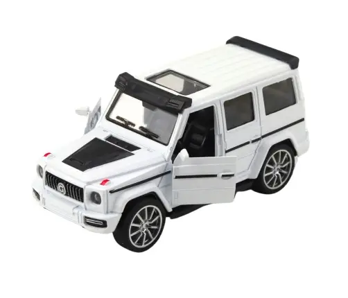 Off-road SUV Car Metal Pull-Back Drive Opening Doors Mix