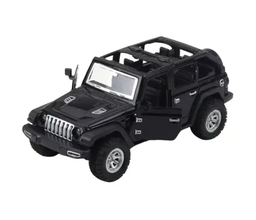 Off-road SUV Car Metal Pull-Back Drive Opening Doors Mix