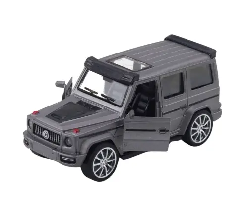 Off-road SUV Car Metal Pull-Back Drive Opening Doors Mix