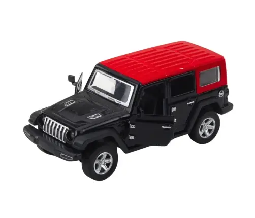 Off-road SUV Car Metal Pull-Back Drive Opening Doors Mix