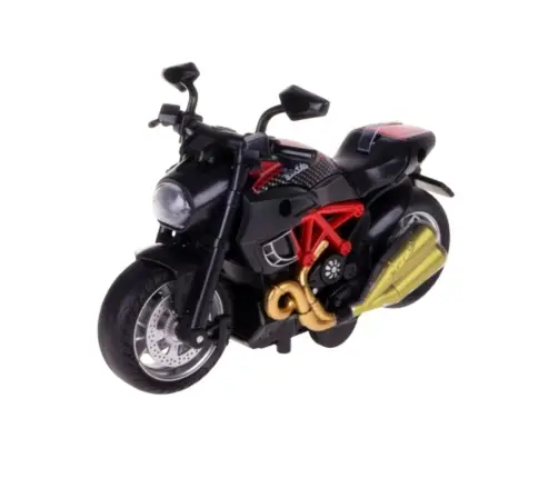 Motorcycle To Assemble Twisting Metal 1:14 DIY Red