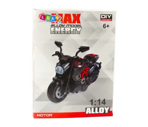 Motorcycle To Assemble Twisting Metal 1:14 DIY Red