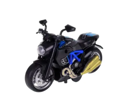 Motorcycle To Assemble Twisting Metal 1:14 DIY Blue