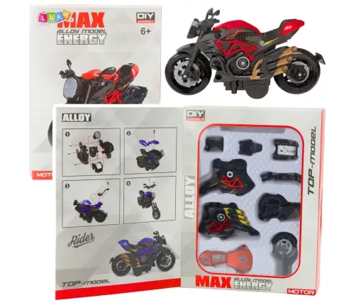 Motorcycle To Assemble Screw Metal 1:14 DIY Orange Motorcycle To Assemble Screw Metal 1:14 DIY Orange