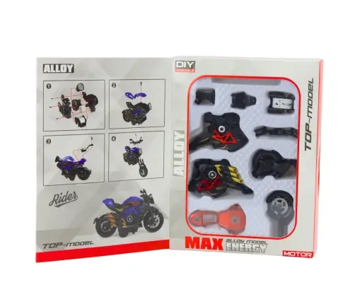 Motorcycle To Assemble Screw Metal 1:14 DIY Orange Motorcycle To Assemble Screw Metal 1:14 DIY Orange