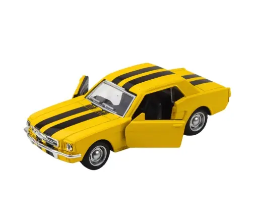 Classic Car With Pull-Back Drive, Metal Opening Doors, 1:32 Mix