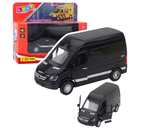 Metal Sounds Delivery Truck Black