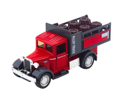 Classic Metal Truck Pull Back Lights Sounds