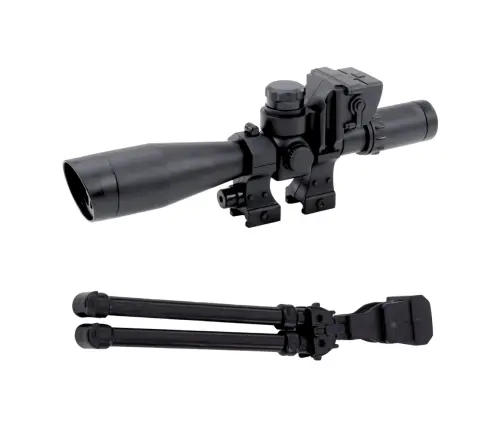 Toy Sniper Rifle AK-528 Sight Tripod Lights Sounds