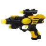 Space Gun Weapon Black and Yellow Lights Sounds