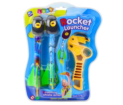 Slingshot Set with Rockets EVA Foam Sports Game Arcade Space