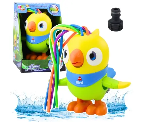 Water Toy Fountain Parrot Moving Elements Yellow