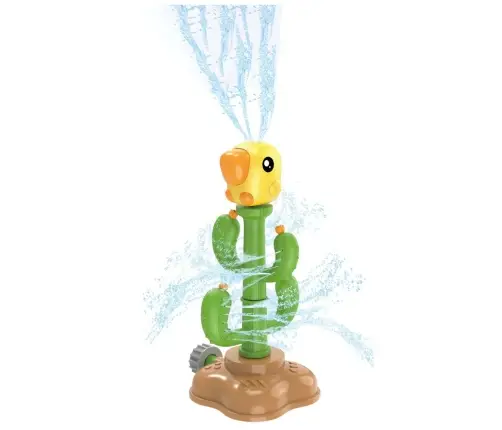 Water Toy Cactus With Parrot Rotating 360° Green Water Toy Cactus With Parrot Rotating 360° Green