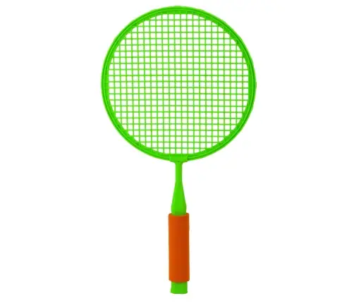 Badmintonschläger-Set: 2 Schläger, 2 große Federbälle und ein Ball