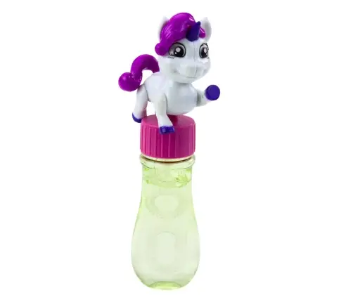 Soap Bubbles Unicorn Movable Figurine Colorful 14cm Mix